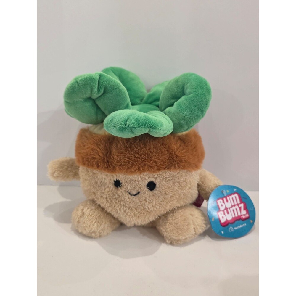 Bumbumz Stu the Succulent Plant 7.5” Plush NWT